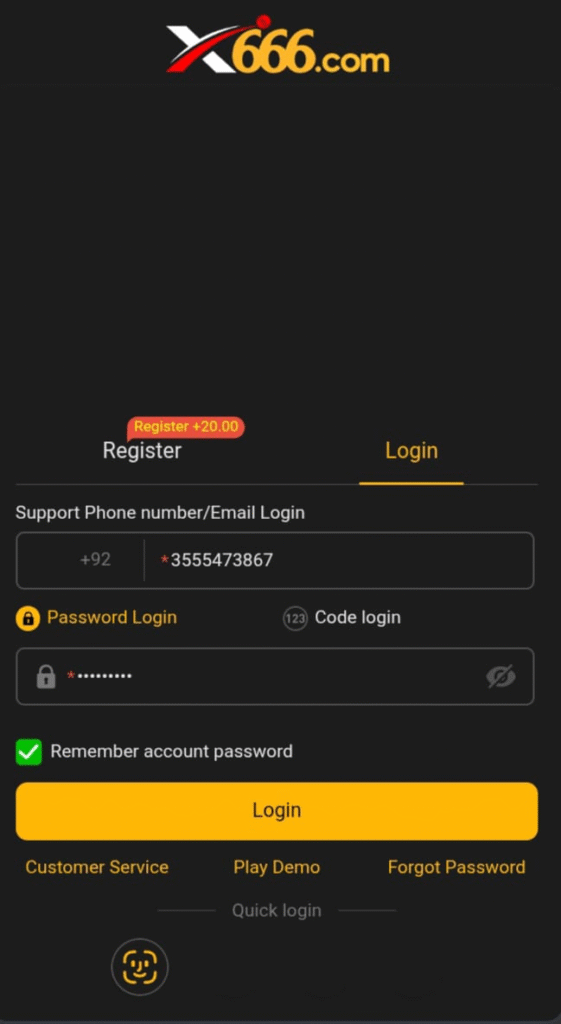 x666 login